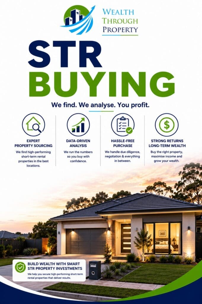 Short-Term Rental Buyers Agent Short-term rental investment property designed for holiday accommodation.