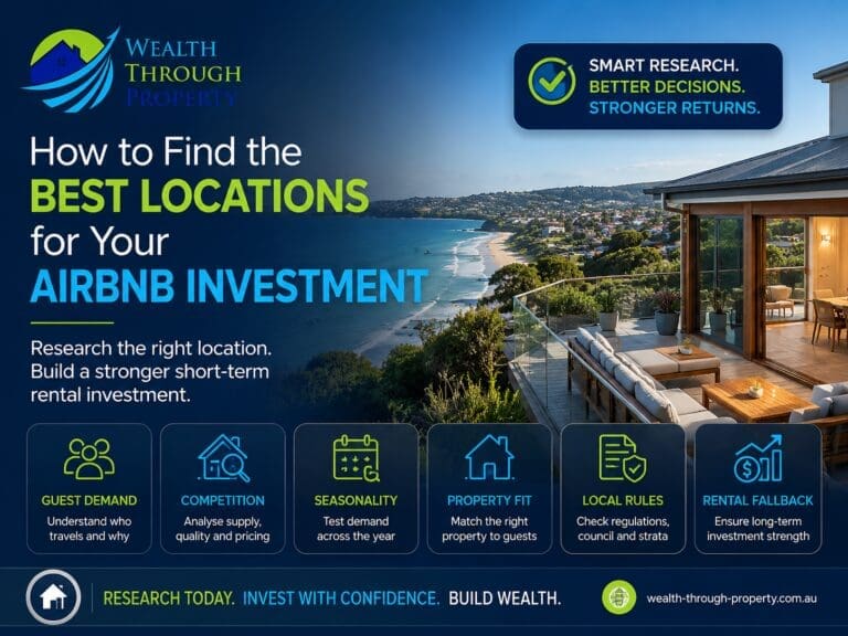 Australian short-term-rental investor comparing city, coastal and regional Airbnb locations using guest-demand and market-research data.